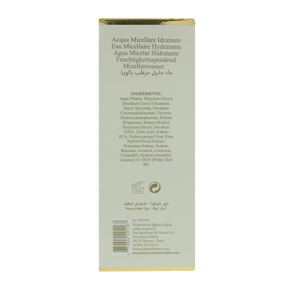 The Merchant of Venice Rosa Moceniga Micellar Water 200ml