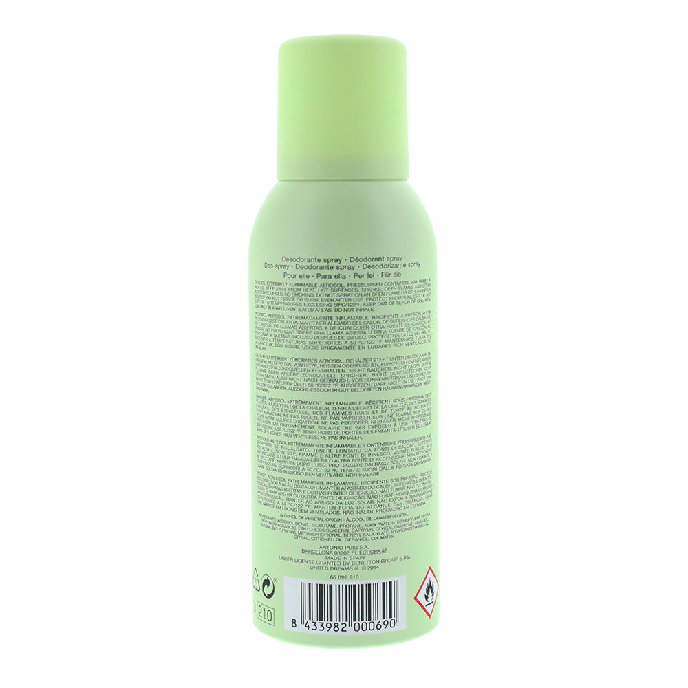 United Colors Of Benetton United Dreams  Live Free Deodorant Spray For Her 150ml