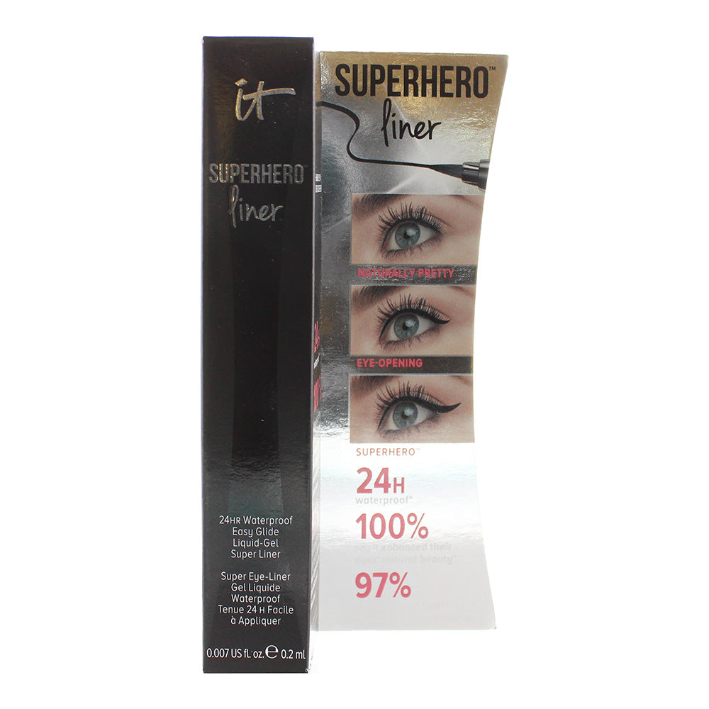 It Cosmetics Super Hero Super Black Eye Liner 0.2ml - Box
