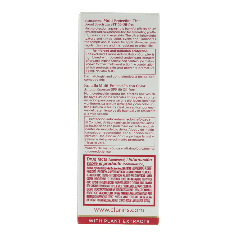 Clarins UV Plus Sunscreen Multi Protection Tint Deep 50ml