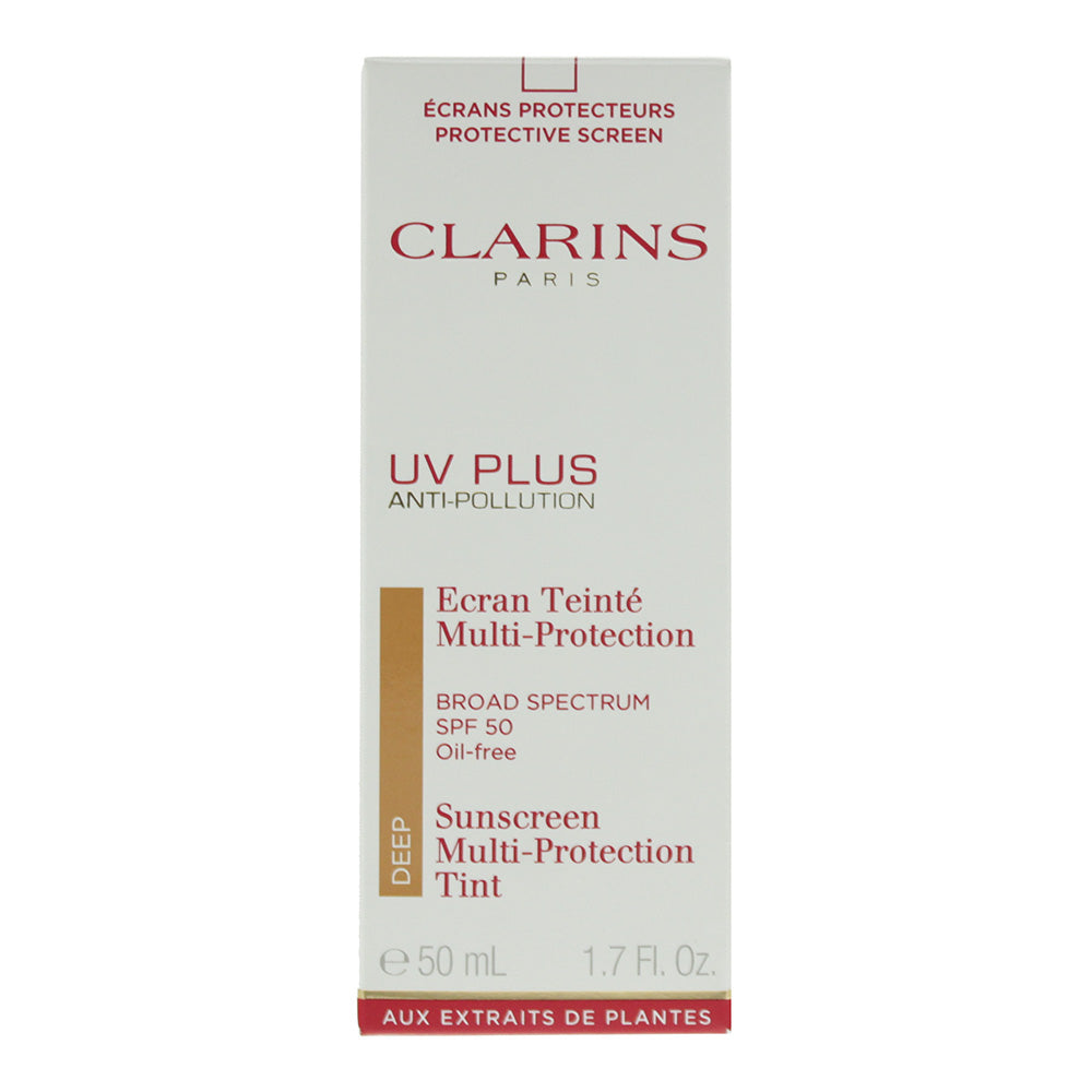 Clarins UV Plus Sunscreen Multi Protection Tint Deep 50ml - Box