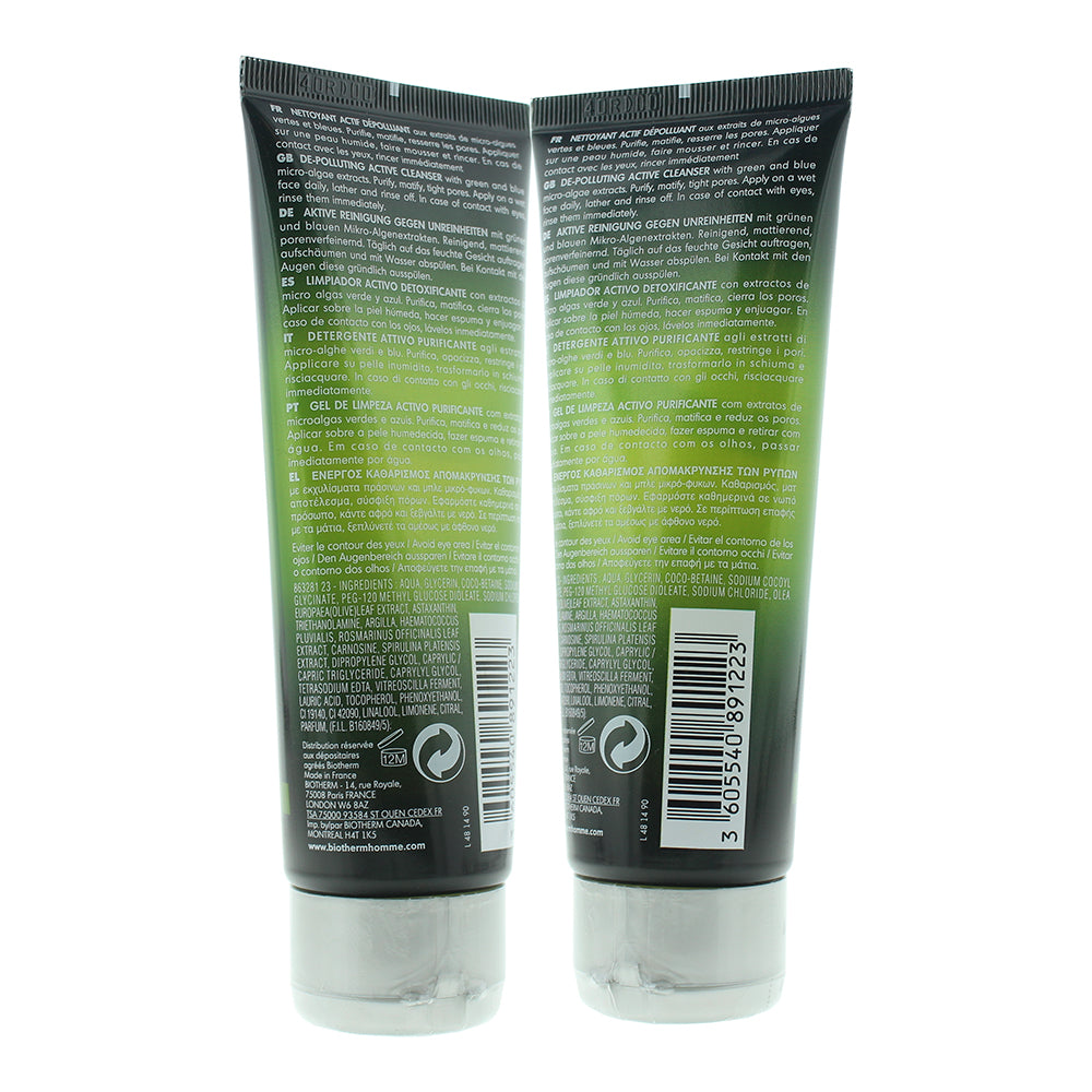 Biotherm Homme Age Fitness Advanced Depolluting Active Cleanser 125ml