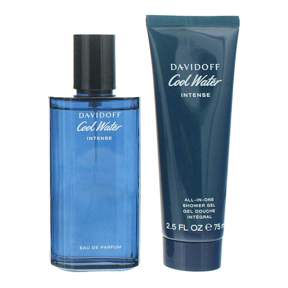 Davidoff Cool Water Intense 2 Piece Gift Set: Eau de Parfum 75ml - Shower Gel 75 - Product