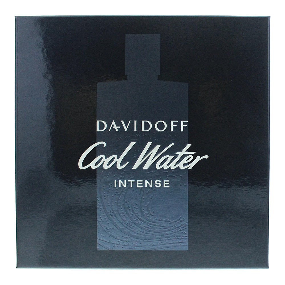 Davidoff Cool Water Intense 2 Piece Gift Set: Eau de Parfum 75ml - Shower Gel 75 - Box
