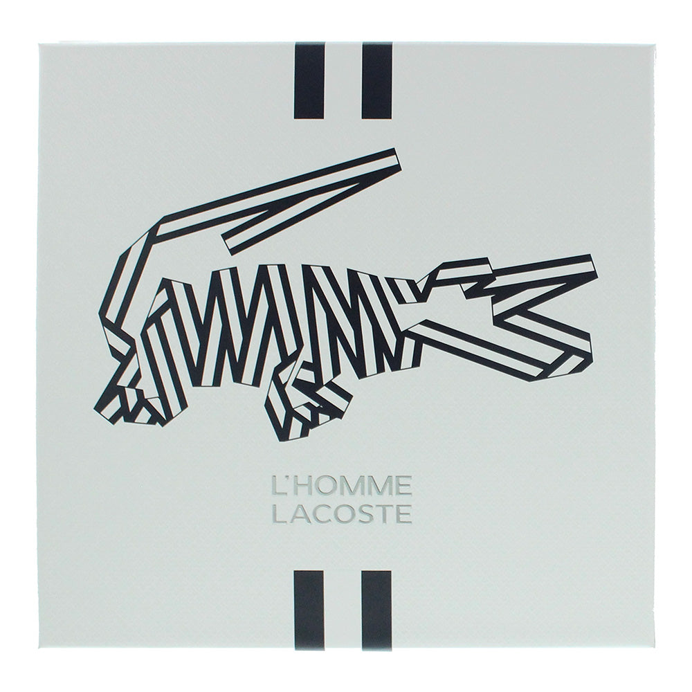 Lacoste L'Homme 2 Piece Gift Set: Eau de Toilette 50ml - Deodorant Stick 75g - Box