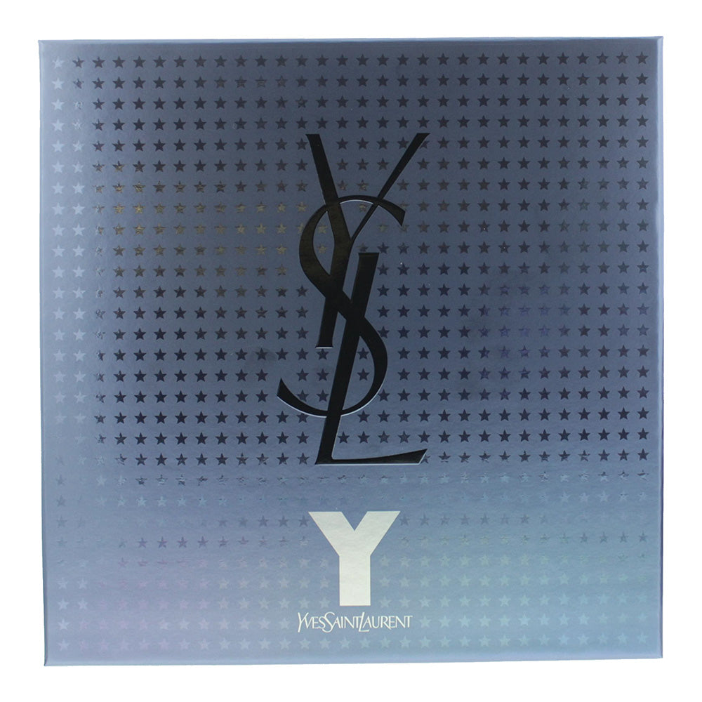 Yves Saint Laurent Y Eau de Parfum 3 Piece Gift Set: Eau de Parfum 100ml - Deodo - Box