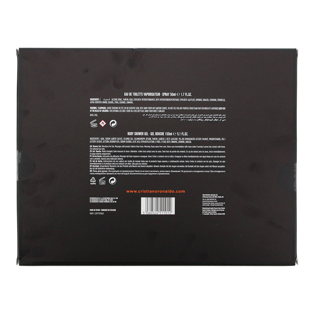 Cristiano Ronaldo Cr7 Game On 2 Pcs: Eau De Toilette 50ml+Shower Gel 150ml