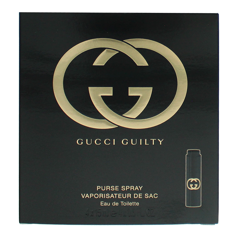 Gucci Guilty Eau de Toilette 4 Piece Gift Set: 4 x Eau de Toilette 15ml - Box