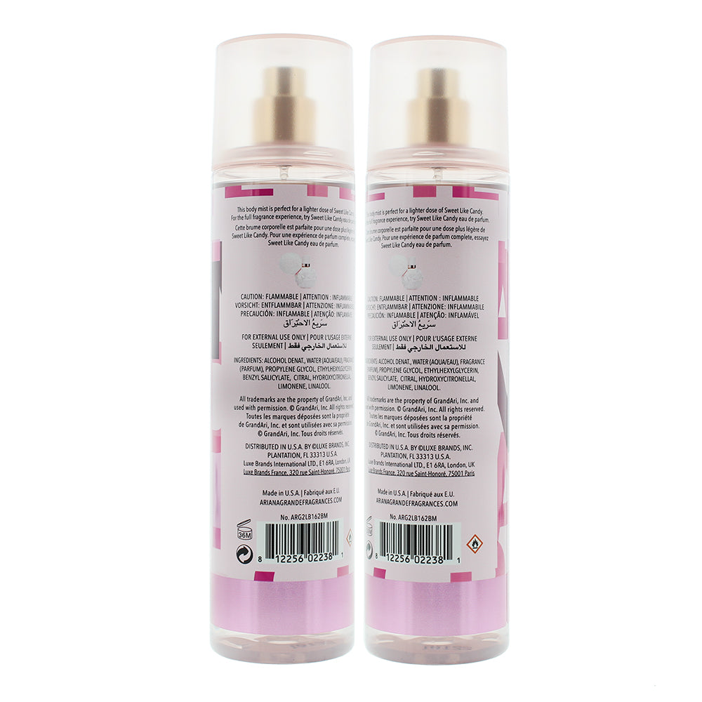 Ariana Grande Sweet Like Candy Body Mist 236ml - Ingredients