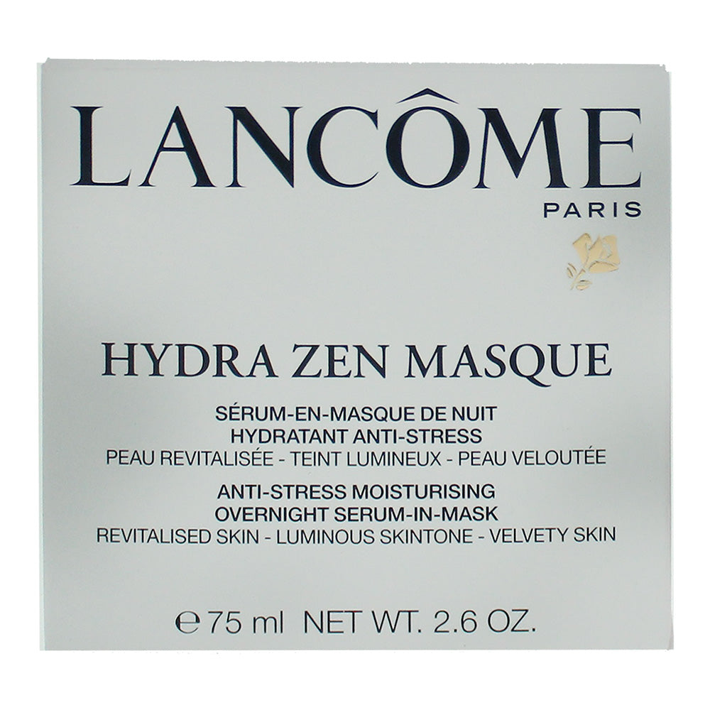 Lancôme Hydra Zen Masque Anti-Stress Moisturising Overnight Serum-In-Mask 75ml - Box