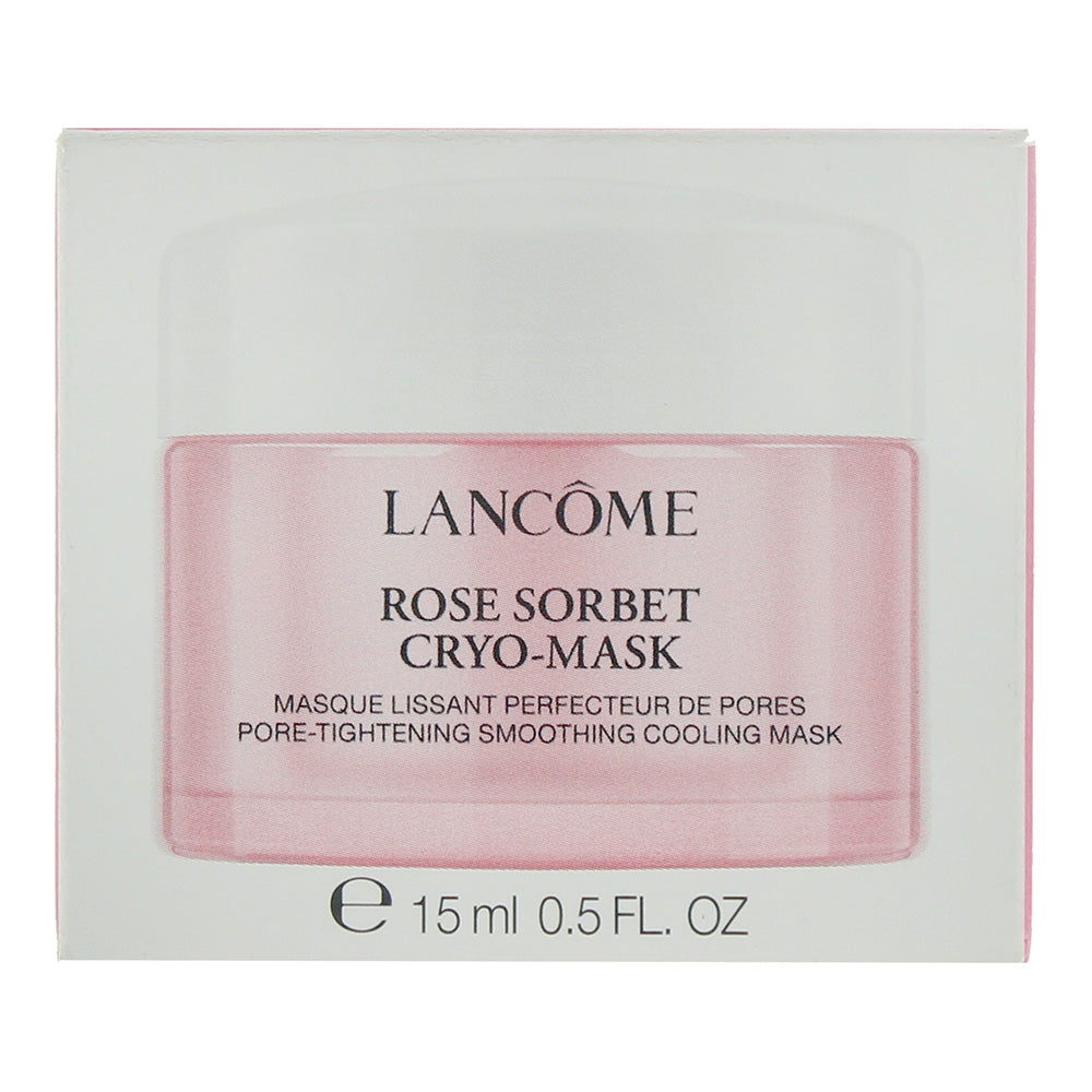 Lancôme Rose Sorbet Cryo-Mask Pore-Tightening Smoothing Cooling Mask 15ml - Box
