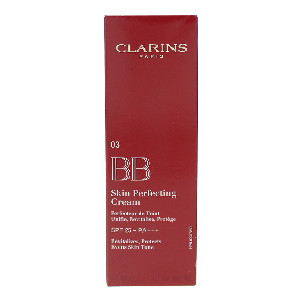 Clarins Skin Perfecting 03 Dark BB Cream 45ml - Box