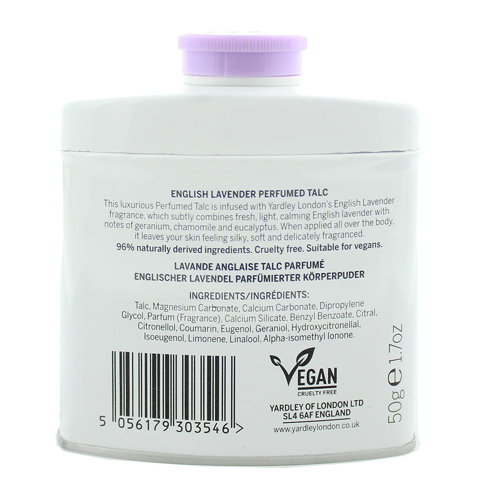 Yardley English Lavender Talcum Powder 50g