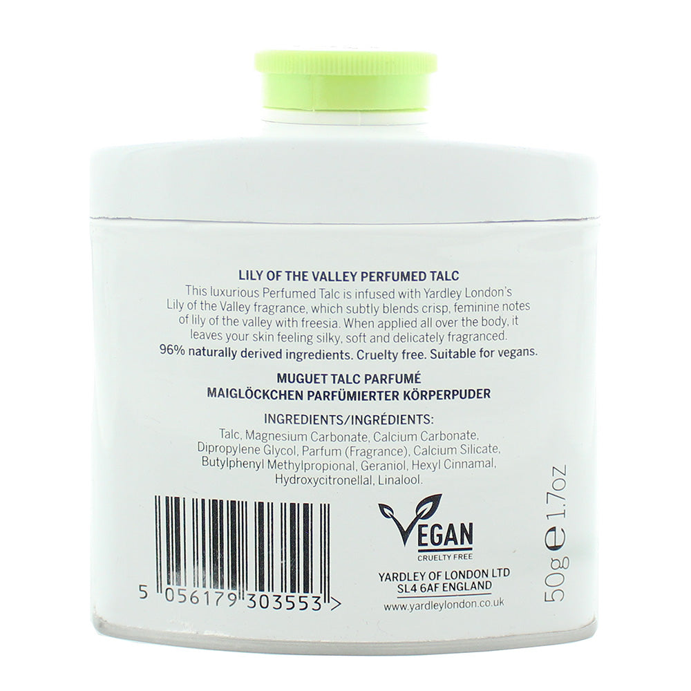Yardley Lily Of The Valley Talcum Powder 50g