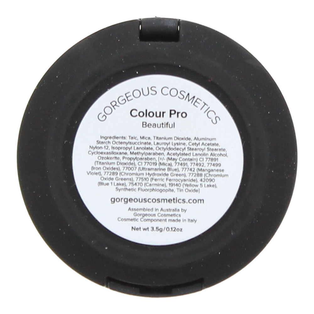 Gorgeous Cosmetics Colour Pro Beautiful Eye Shadow 3.5g