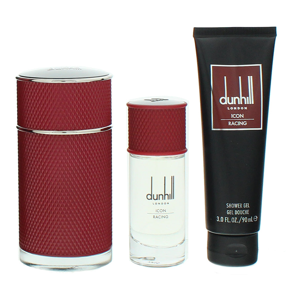 Dunhill Icon Racing Red Eau de Parfum 3 Piece Gift Set: Eau de Parfum 100ml - Sh - Product