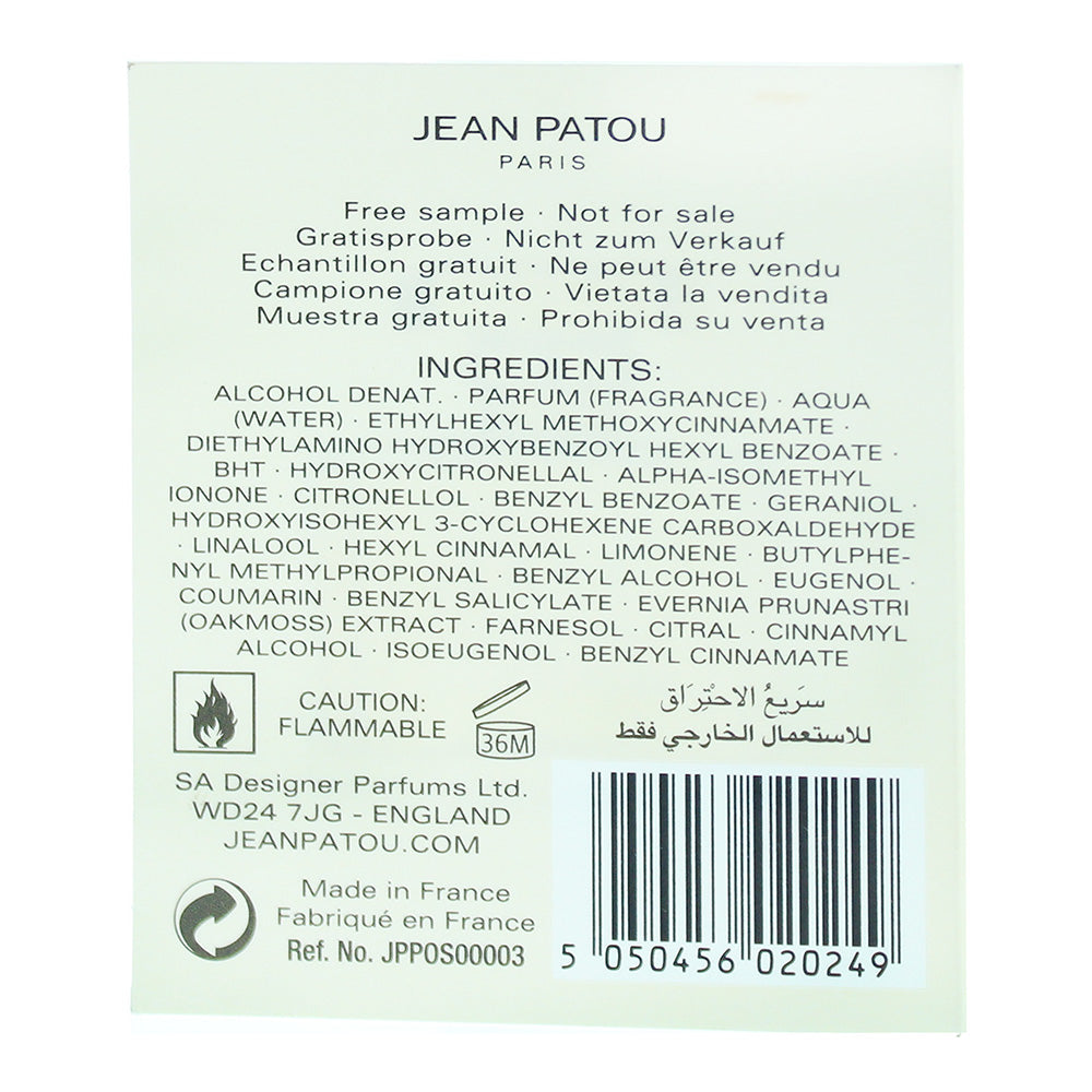 Jean Patou 1000 Eau de Parfum 1.5ml Vial 