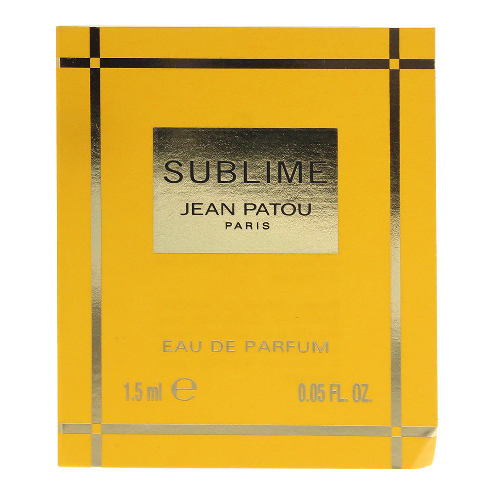 Jean Patou Sublime Eau de Parfum 1.5ml Vial - Box