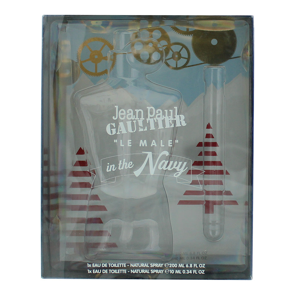 Jean Paul Gaultier Le Male In The Navy 2 Pcs Eau de Toilette 200ml+Eau de Toilet - Box