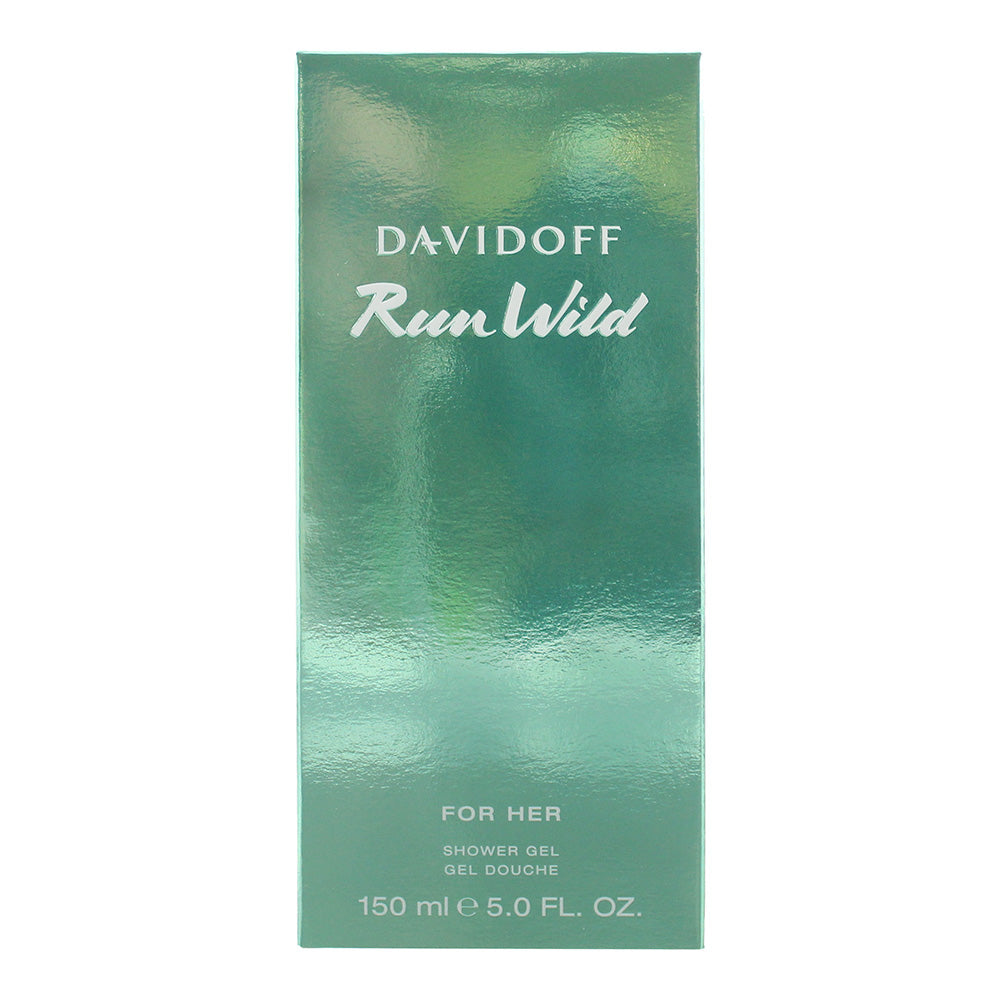 Davidoff Run Wild For Her Shower Gel 150ml - Box