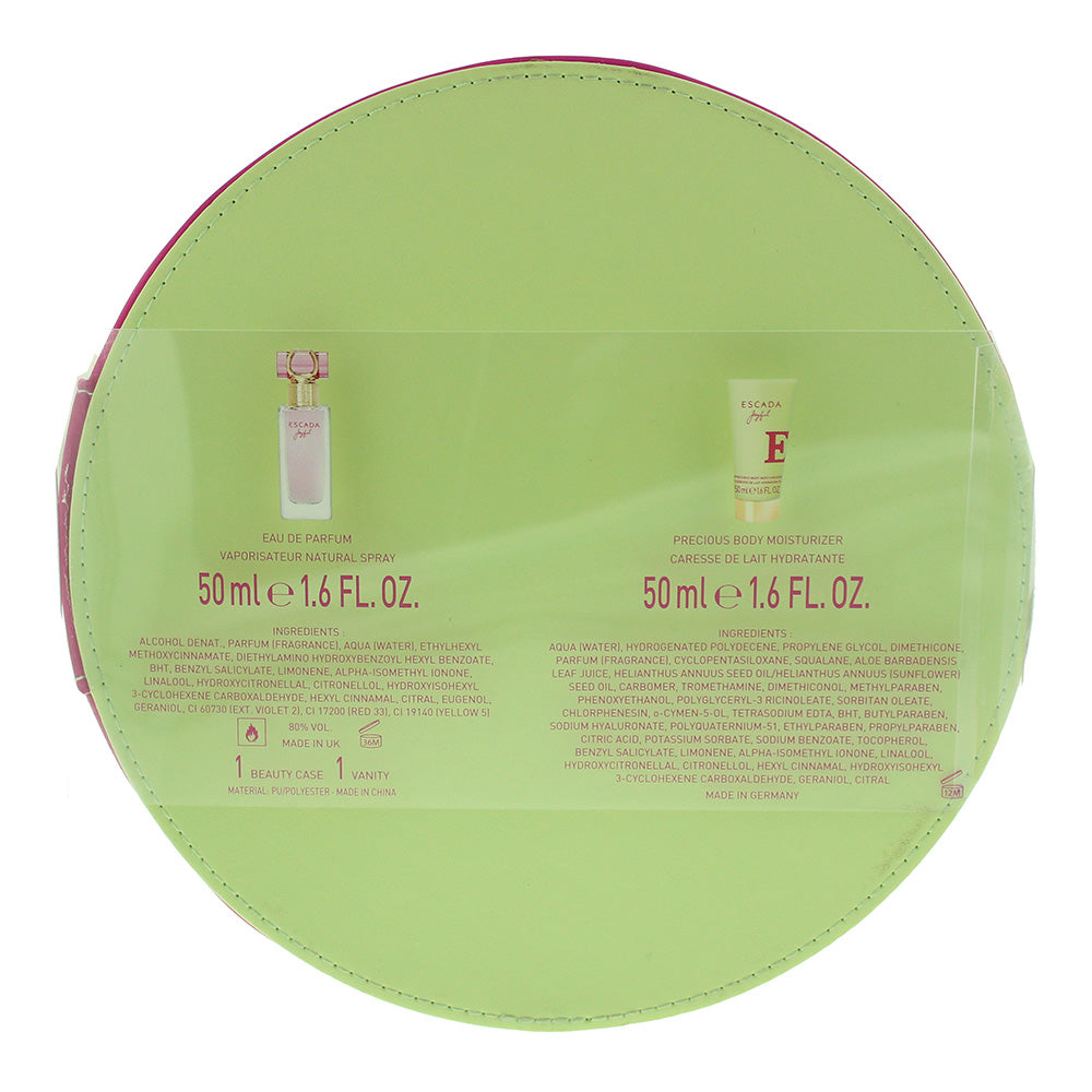 Escada Joyful Eau De Parfum 2 Piece Gift Set: Eau De Parfum 50ml - Body Lotion 50ml