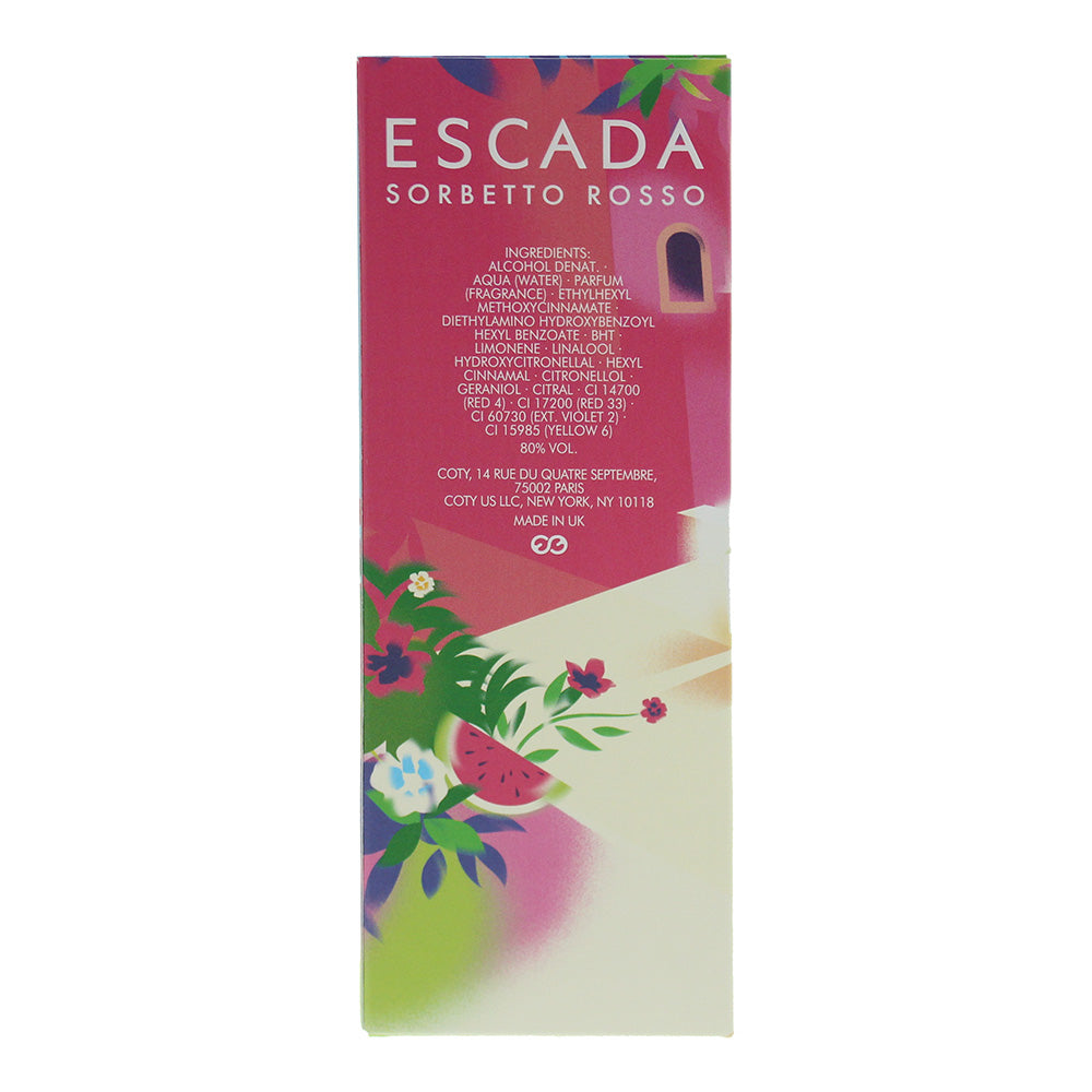 Escada Sorbetto Rosso Eau de Toilette 50ml