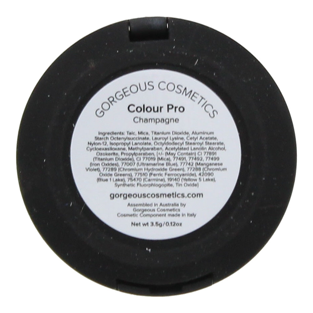 Gorgeous Cosmetics Colour Pro Champagne Eye Shadow 3.5g