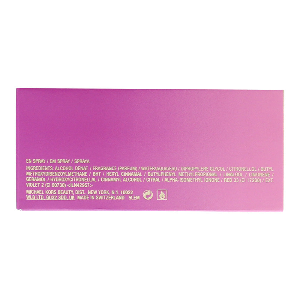 Michael Kors Sexy Blossom Eau de Parfum 30ml - Ingredients