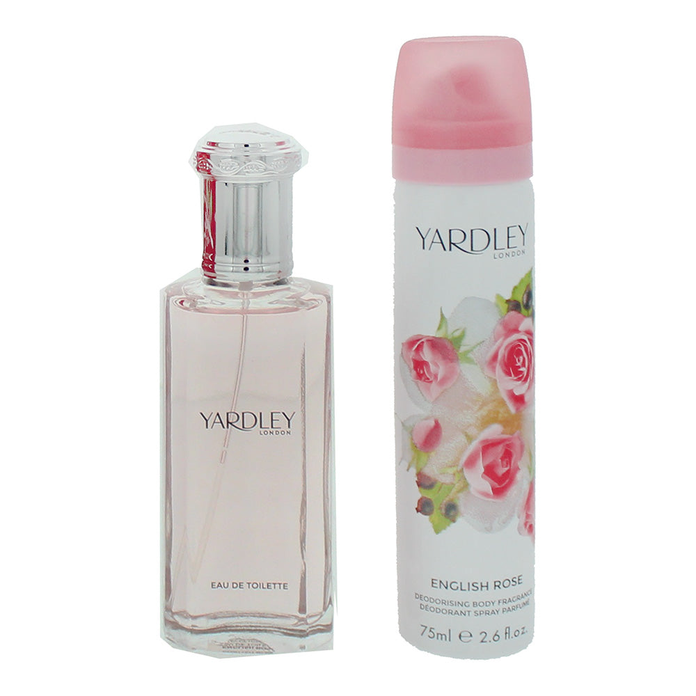 Yardley English Rose Eau de Toilette 2 Piece Gift Set: Eau de Toilette 50ml - De - Product