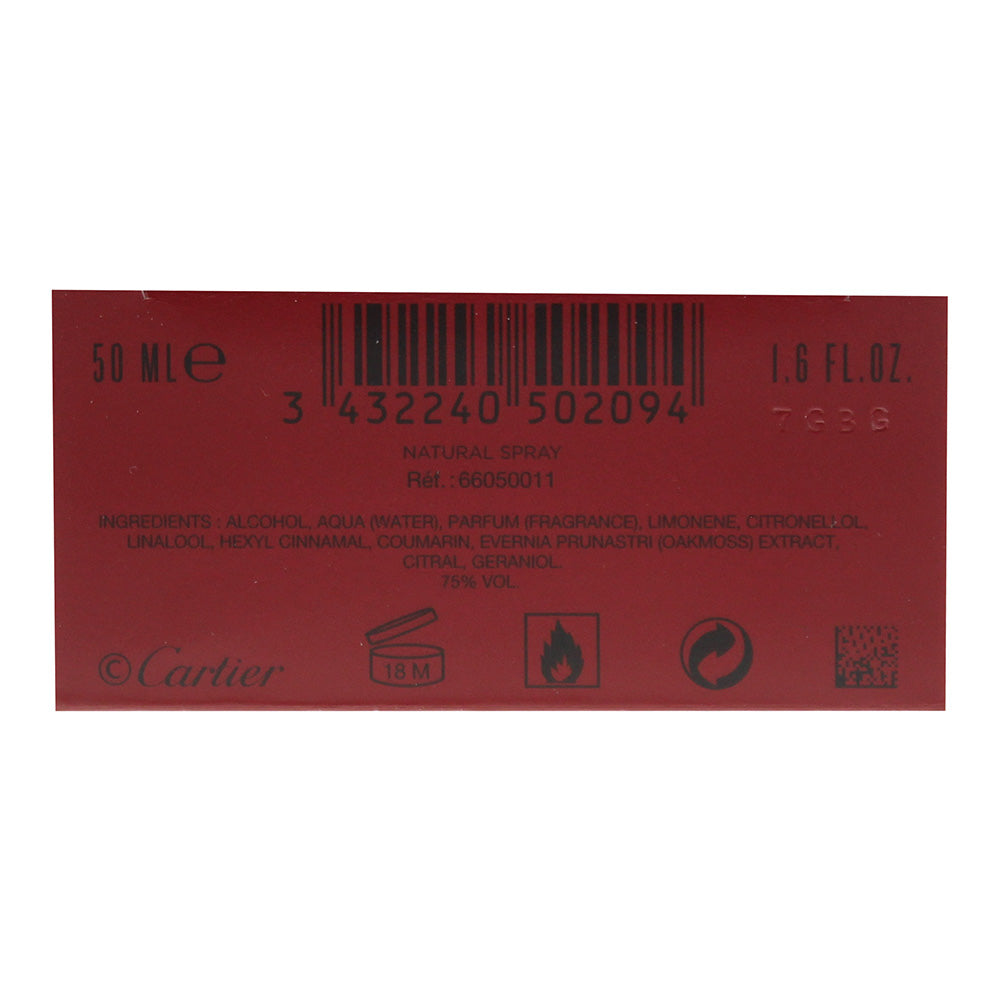 Cartier Déclaration Essence Eau De Toilette 50ml