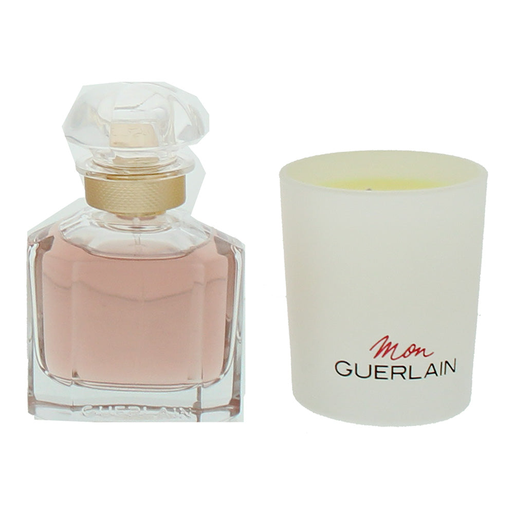 Guerlain Mon Guerlain Eau de Parfum 2 Piece Gift Set: Eau de Parfum 50ml - Candl - Product
