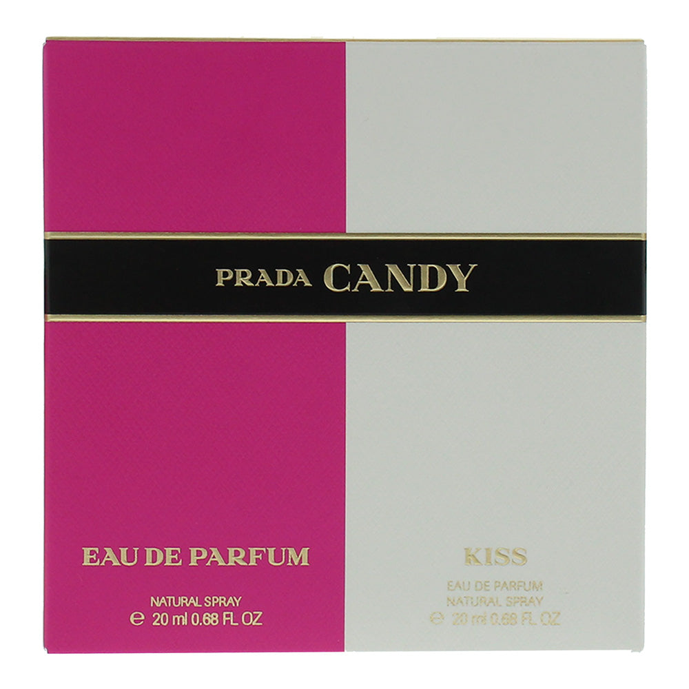 Prada Candy 2 Piece Gift Set: Candy Eau de Parfum 20ml - Candy Kiss Eau de Parfum 20ml - Box