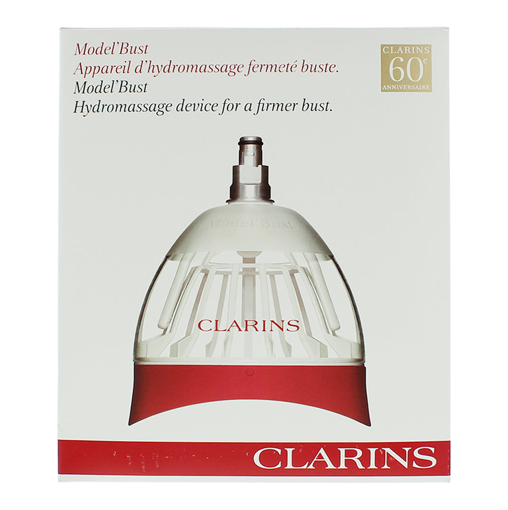 Clarins Model'Bust Hydromassage Device For A Firmer Bust - Device - Tonic Body Treatment Oil 30ml - 2 Adaptors - Vanity Case - Booklet - Box