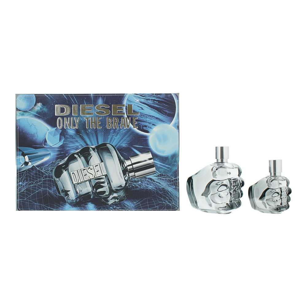 Diesel Only The Brave 2 Piece Gift Set: Eau de Toilette 125ml - Eau de Toilette 
