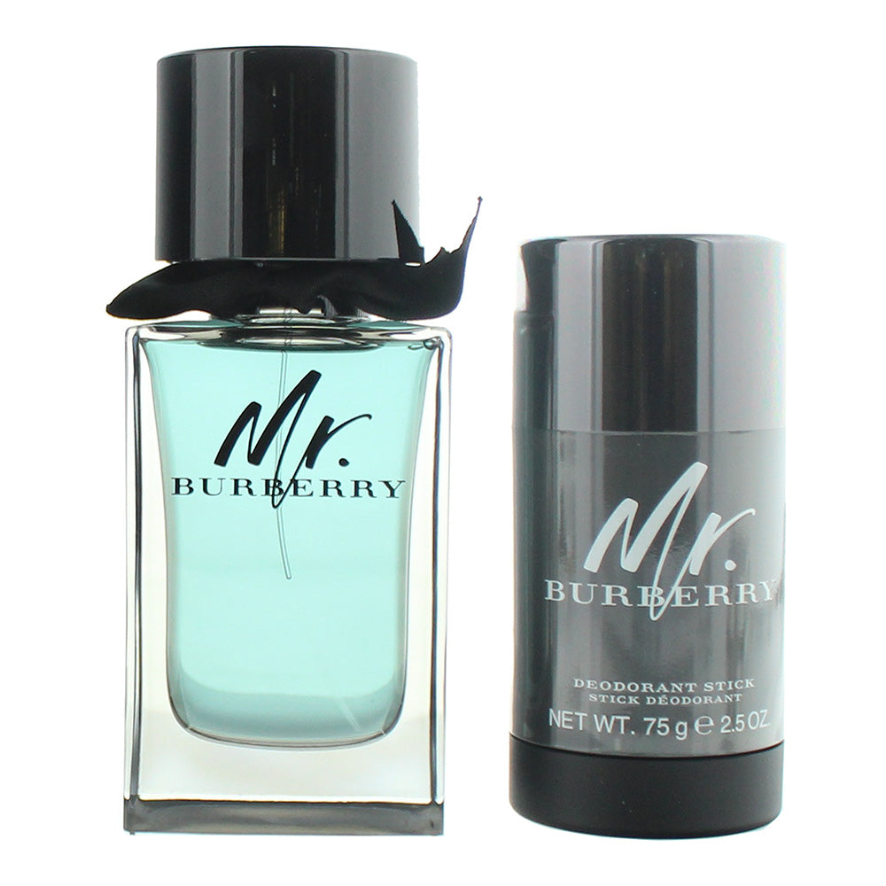 Burberry Mr. Burberry 2 Piece Gift Set: Eau de Toilette 100ml - Deodorant Stick 75g - Product