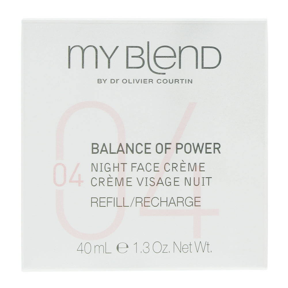 My Blend 04 Balance Of Power Refill Night Face Creme 40ml - Box
