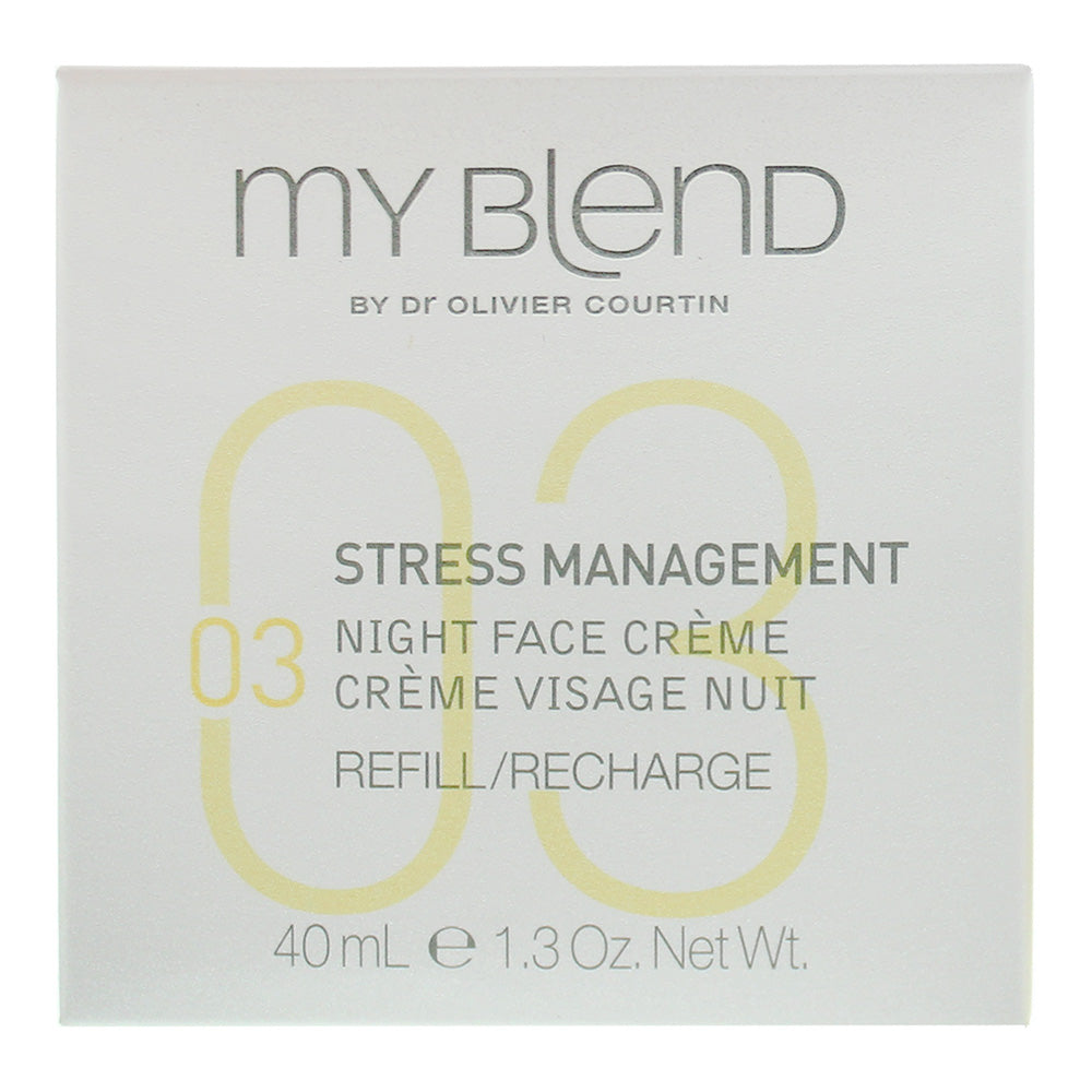 My Blend 03 Stress Management Refill Night Face Creme 40ml - Box