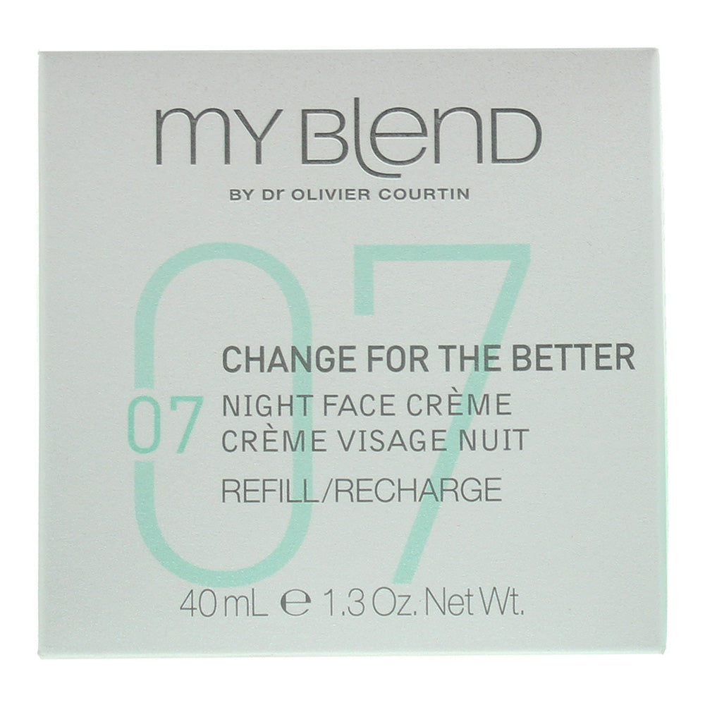 My Blend 07 Change For The Better Refill Night Face Creme 40ml - Box