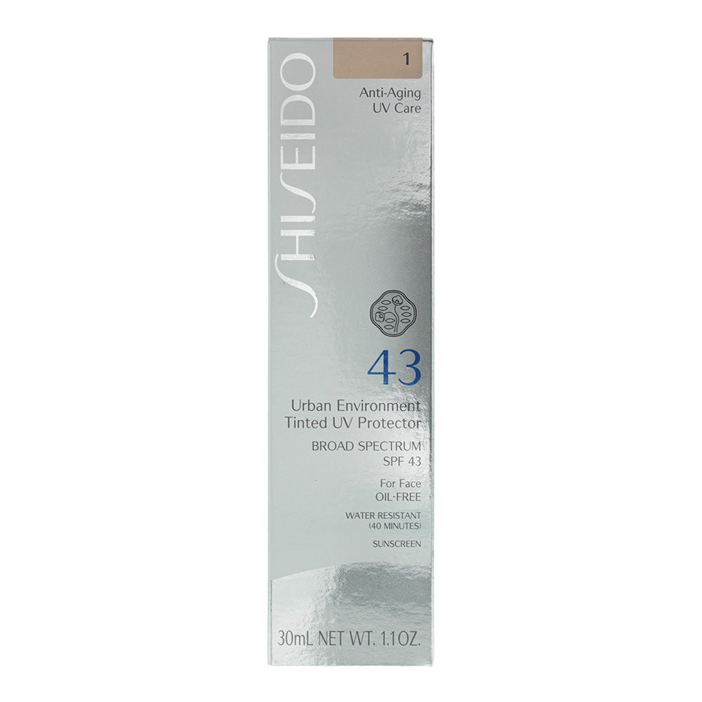 Shiseido Urban Environment Face 1 Tinted UV Protector Tinted Moisturiser 30ml - Box