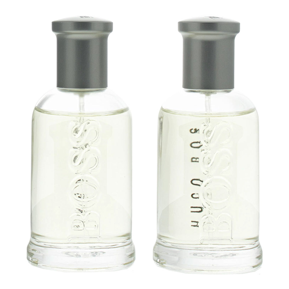 Hugo Boss Bottled Eau de Toilette 2 Piece Gift Set: 2 x Eau de Toilette 50ml - Product