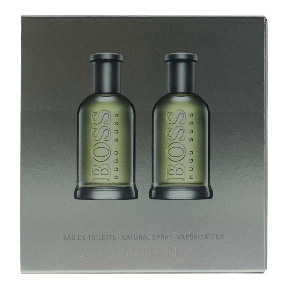 Hugo Boss Bottled Eau de Toilette 2 Piece Gift Set: 2 x Eau de Toilette 50ml - Box