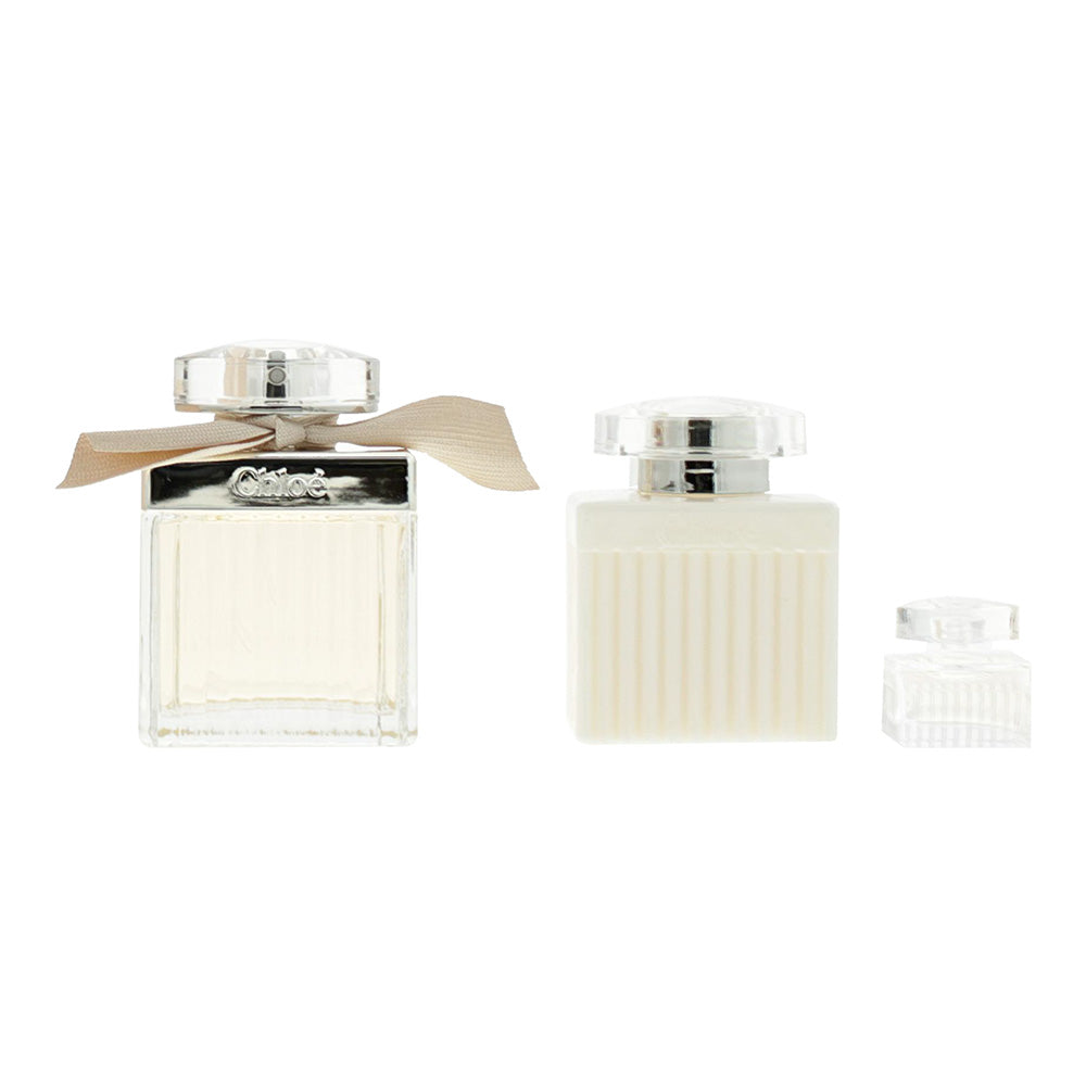 Chloé Eau de Parfum 3 Piece Gift Set: Eau de Parfum 75ml - Eau de Parfum 5ml - B - Product
