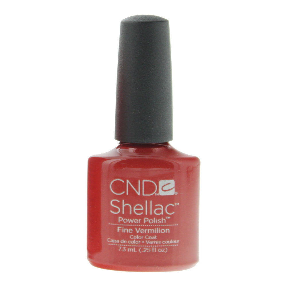 CND Shellac Fine Vermilion Nail Polish 7.3g - Product