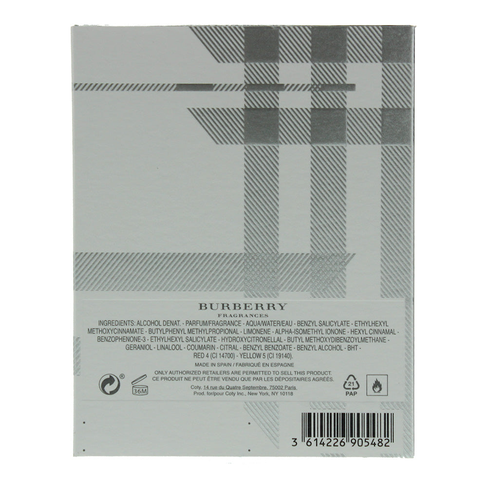 Burberry The Beat Eau de Parfum 30ml - Ingredients