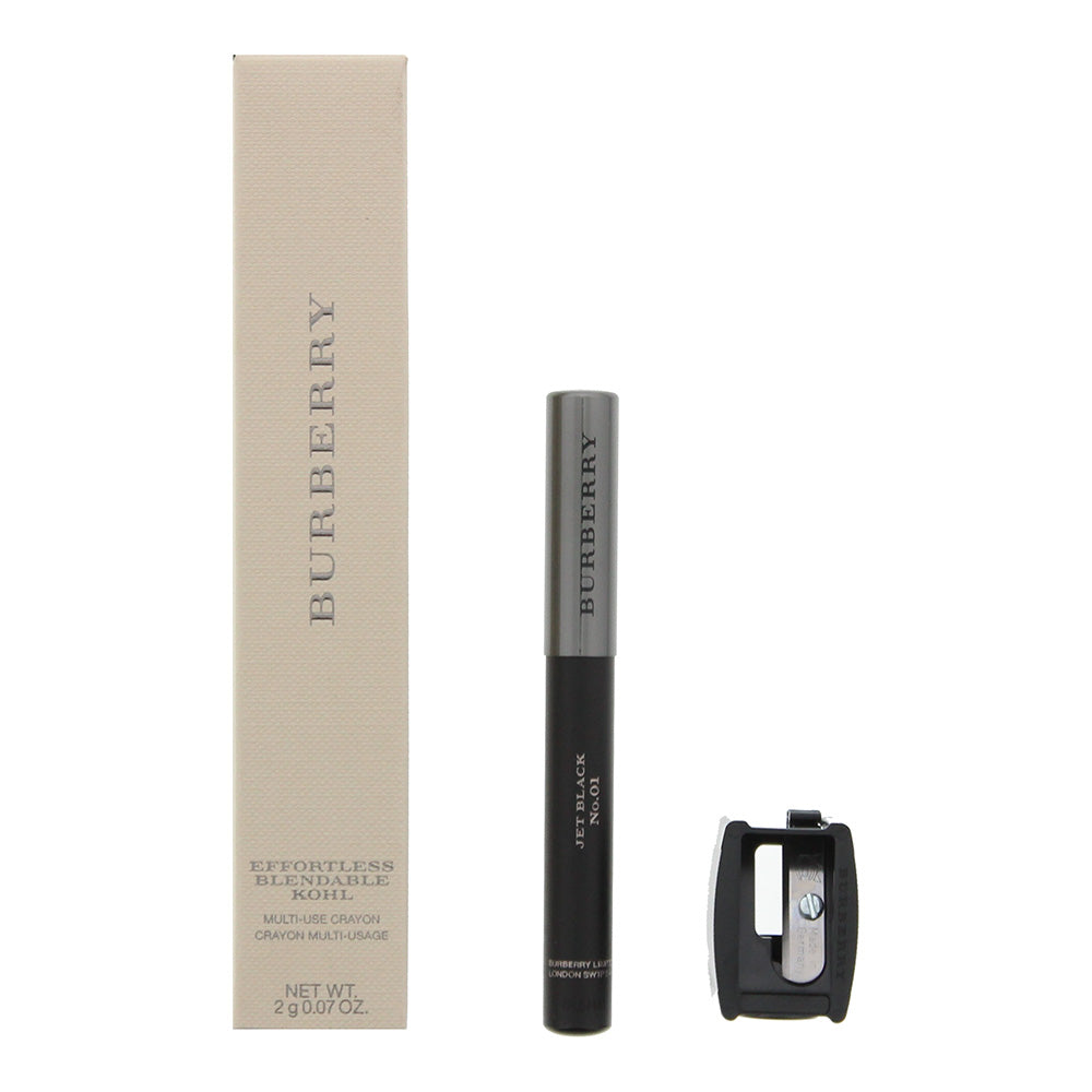 Burberry Effortless Blendable Kohl Multi-Use No. 01 Jet Black Eye Pencil 2g + Sh