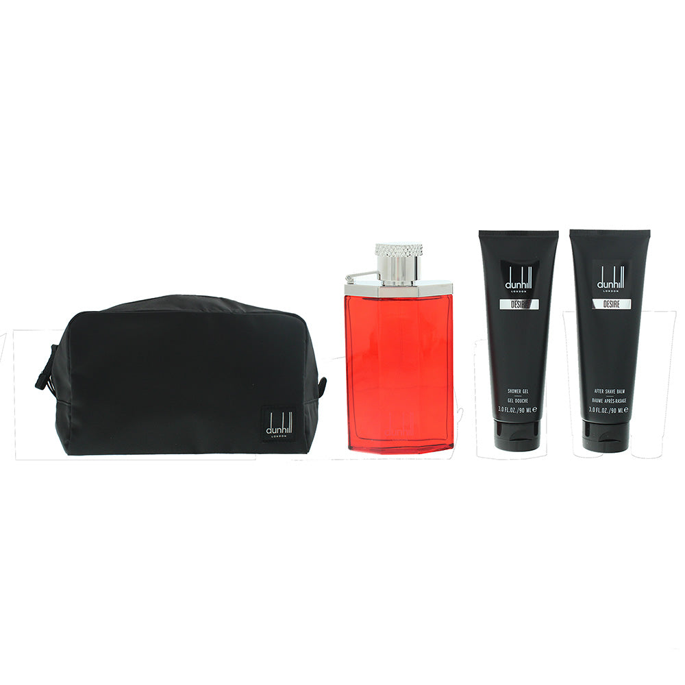 Dunhill Desire Red Eau de Toilette 4 Piece Gift Set: Eau de Toilette 100ml - Sho - Product
