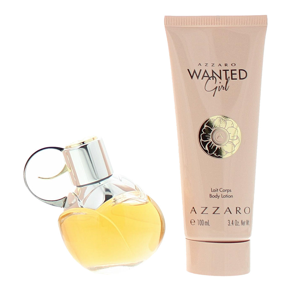 Azzaro Wanted Girl 2 Piece Gift Set: Eau de Parfum 50ml - Body Milk 100ml - Product