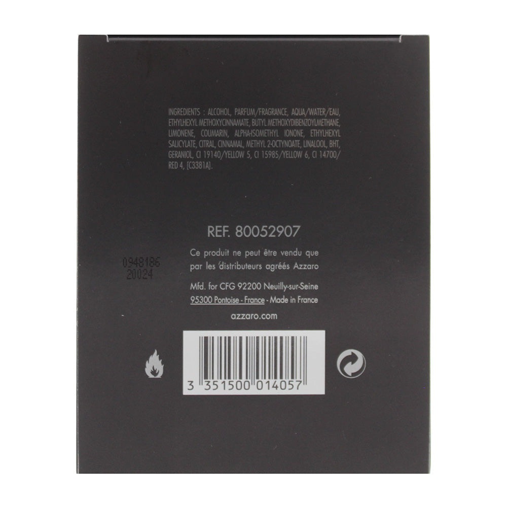 Azzaro Wanted By Night 2 Piece Gift Set: Eau de Parfum 100ml - Eau de Parfum 15m