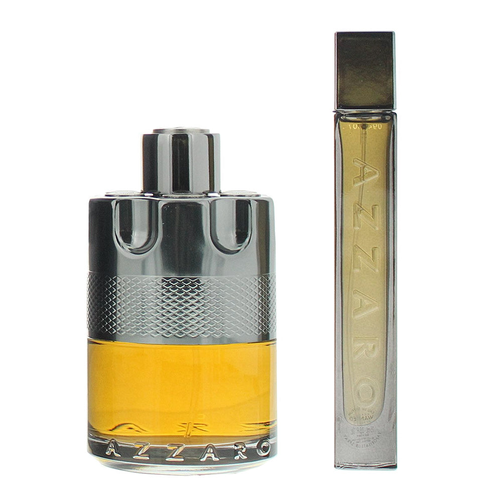 Azzaro Wanted By Night 2 Piece Gift Set: Eau de Parfum 100ml - Eau de Parfum 15m - Product