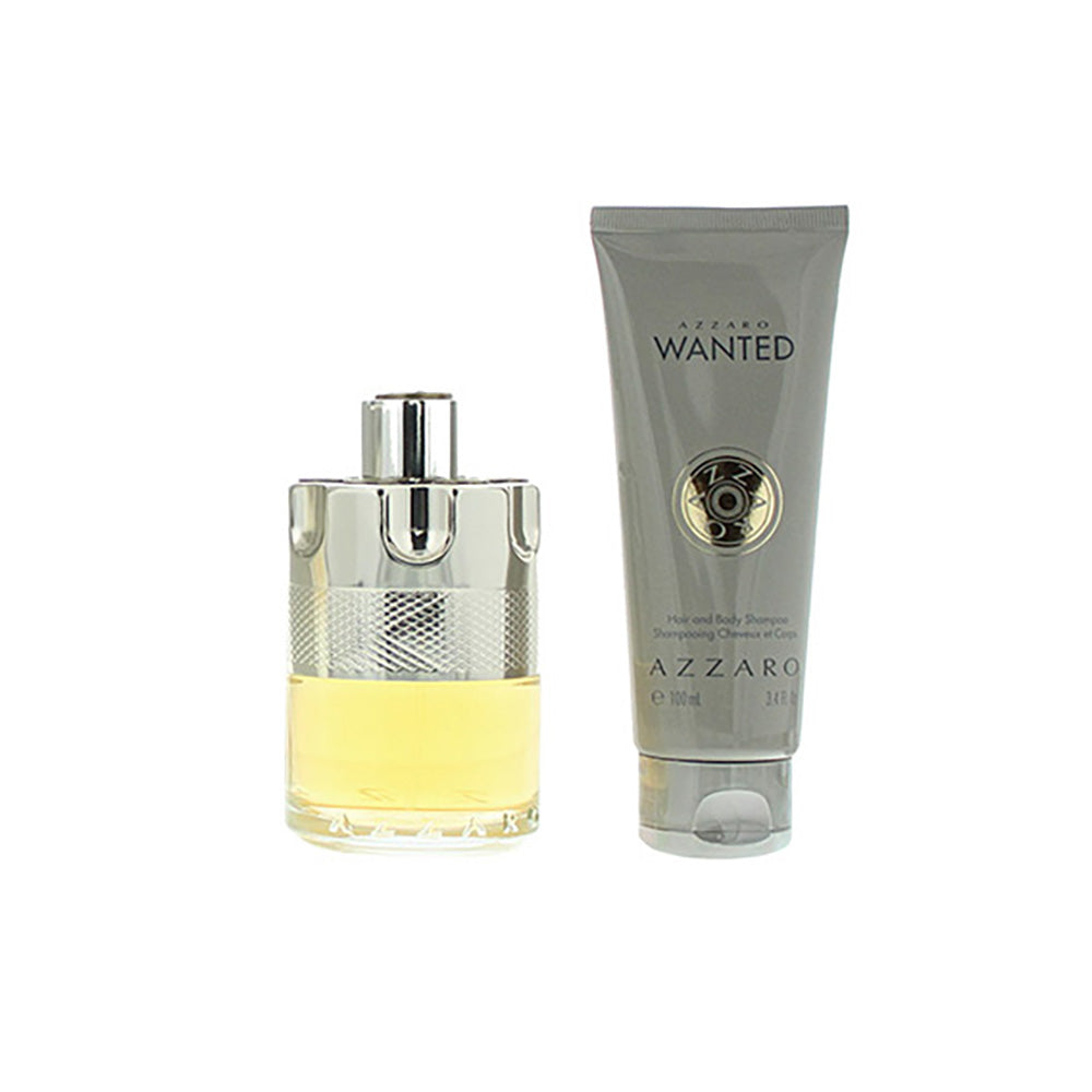 Azzaro Wanted 2 Piece Gift Set: Eau de Toilette 100ml - Hair & Body Shampoo 100m - Product